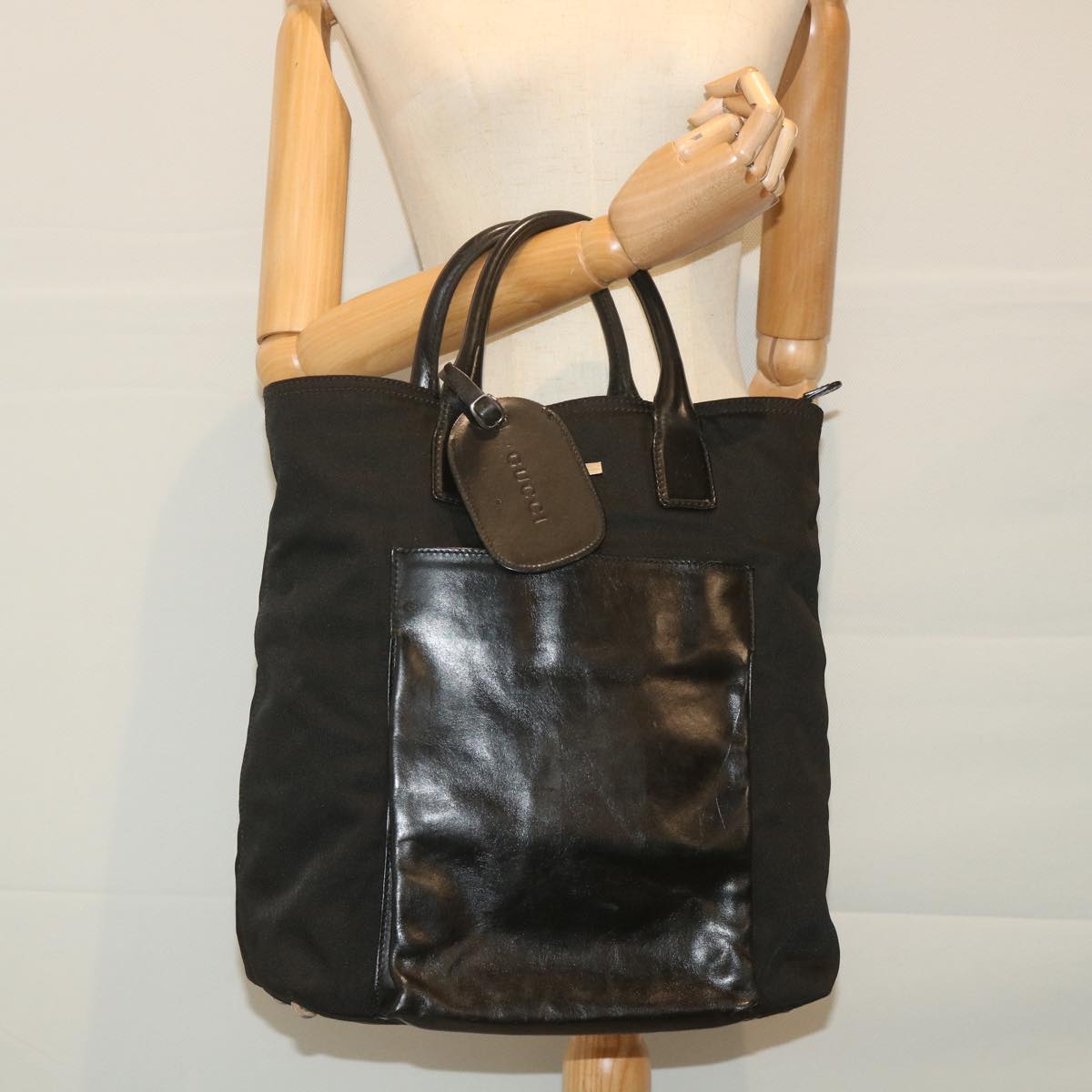 GUCCI Tote Bag Canvas Black 019 2020 0528 06 bs9607