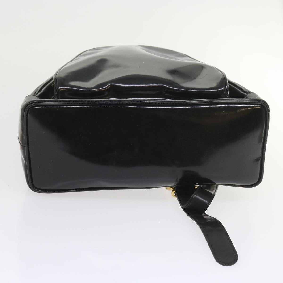 GUCCI Bamboo Body Bag Leather Black 003 3444 0027 bs9736