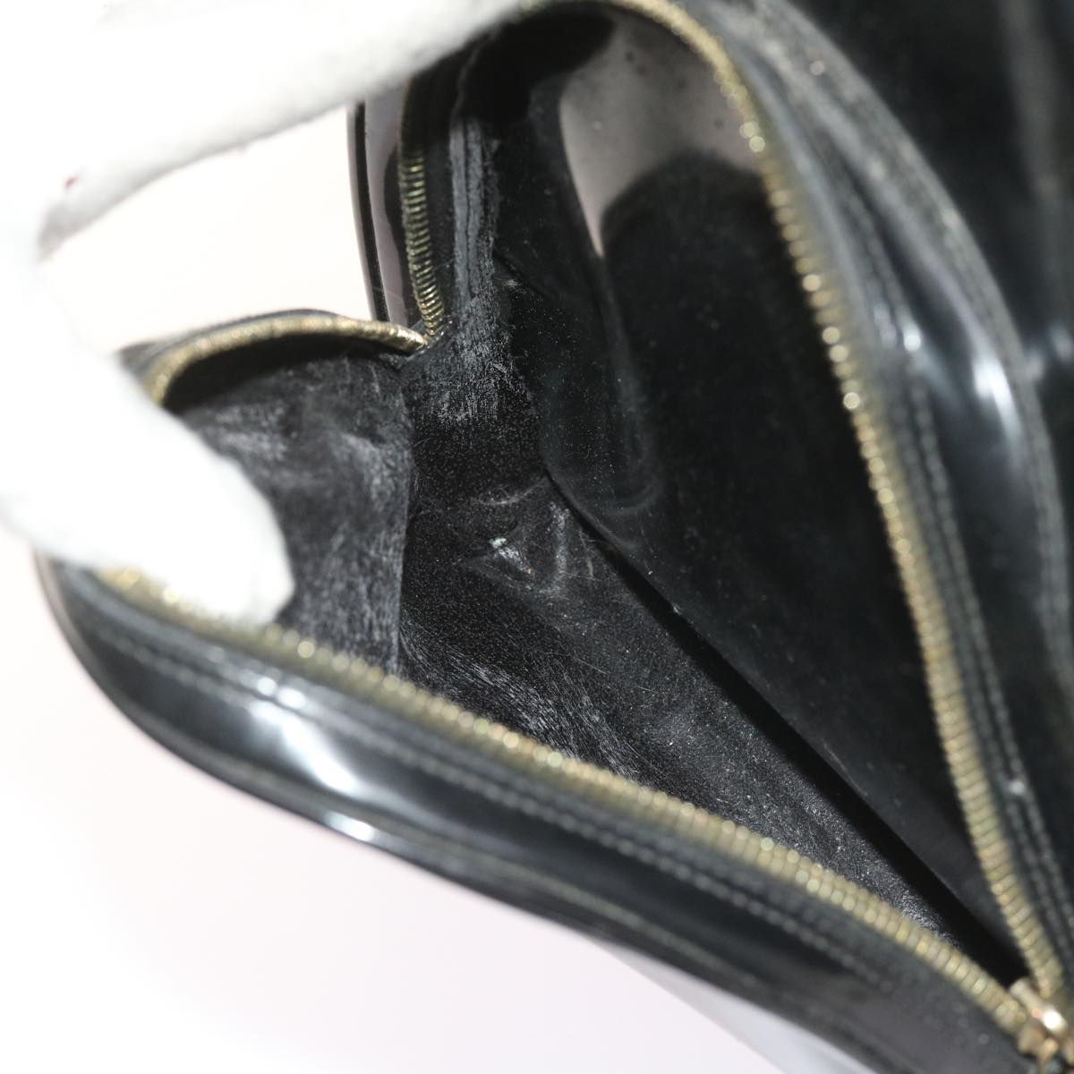 GUCCI Bamboo Body Bag Leather Black 003 3444 0027 bs9736