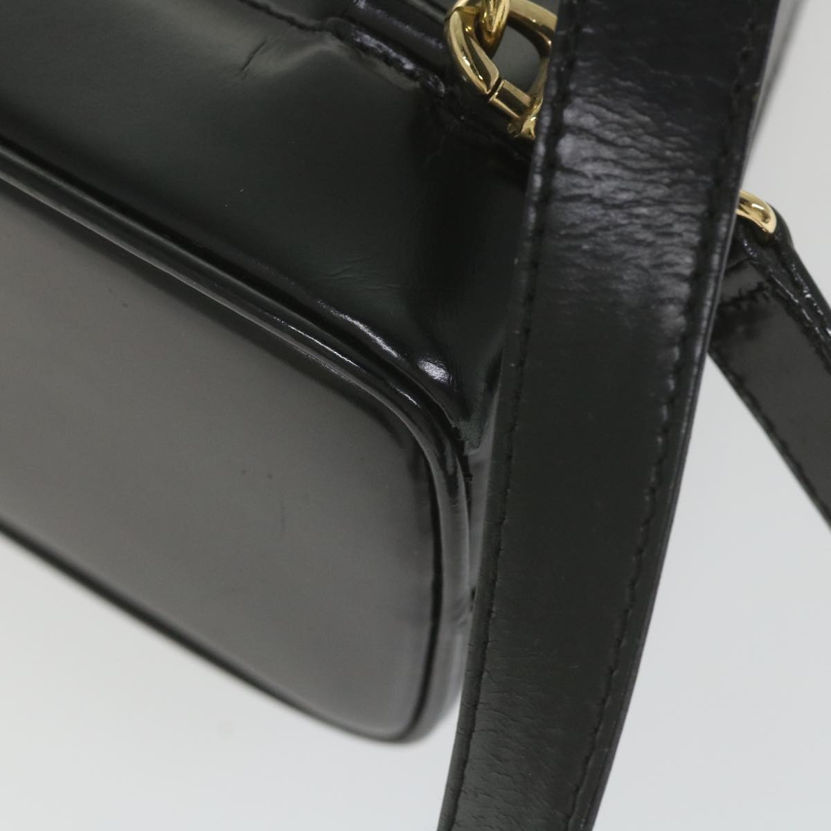GUCCI Body Bag Leather Black 003 3444 0027 bs9919