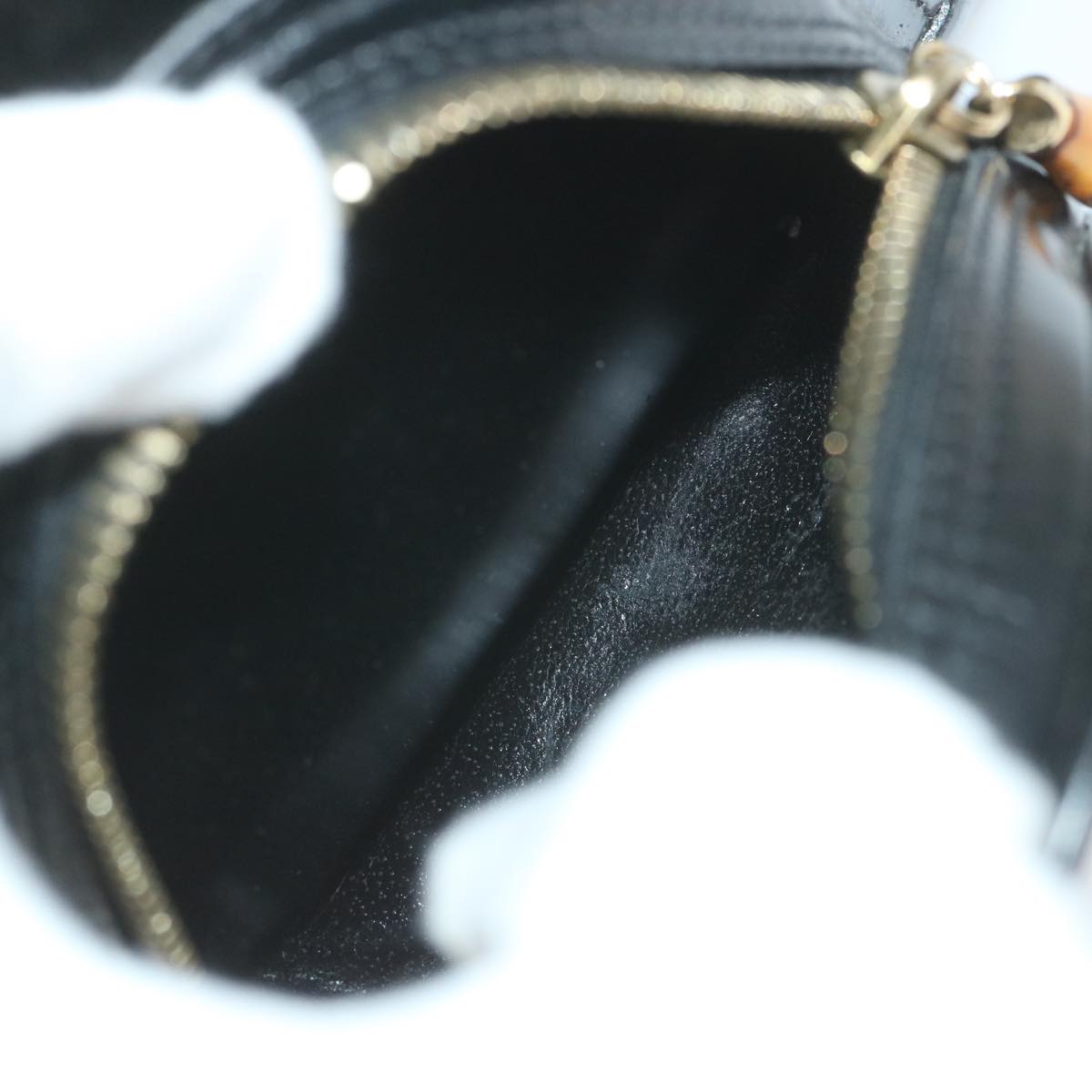 GUCCI Body Bag Leather Black 003 3444 0027 bs9919