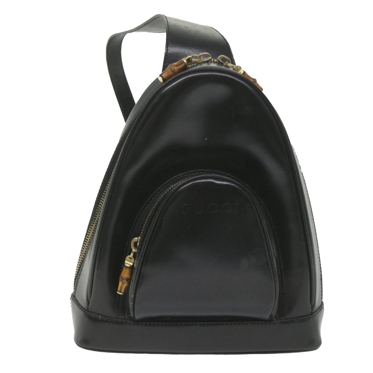 GUCCI Body Bag Leather Black 003 3444 0027 bs9919