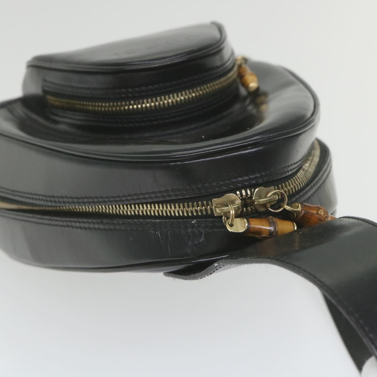 GUCCI Body Bag Leather Black 003 3444 0027 bs9919
