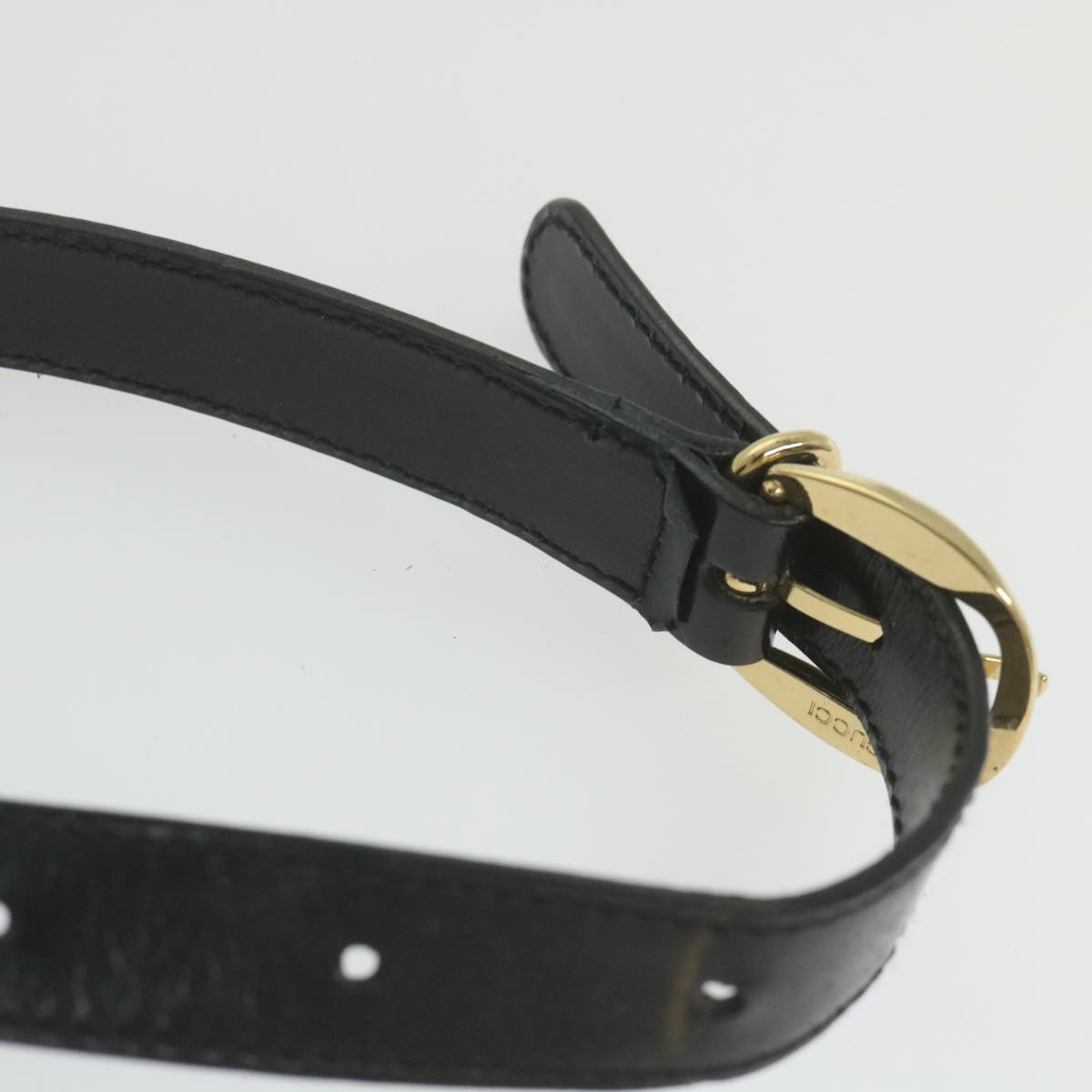 GUCCI Body Bag Leather Black 003 3444 0027 bs9919