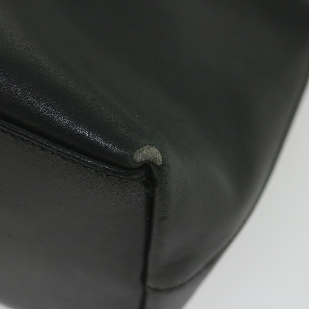GUCCI Bamboo Shoulder Bag Leather Black 001 2058 1880 0 bs9981
