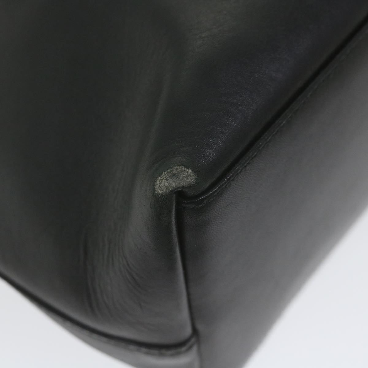 GUCCI Bamboo Shoulder Bag Leather Black 001 2058 1880 0 bs9981