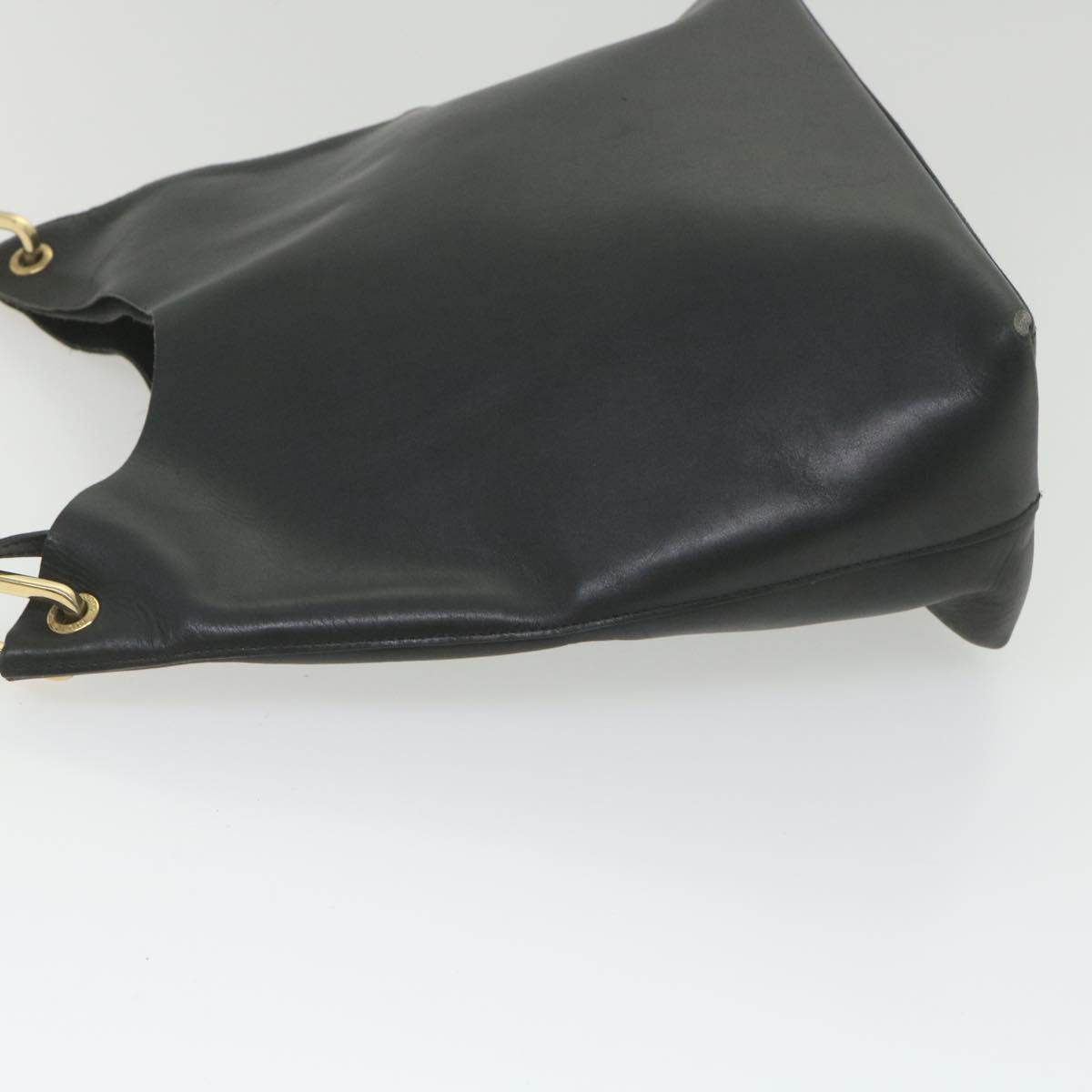 GUCCI Bamboo Shoulder Bag Leather Black 001 2058 1880 0 bs9981