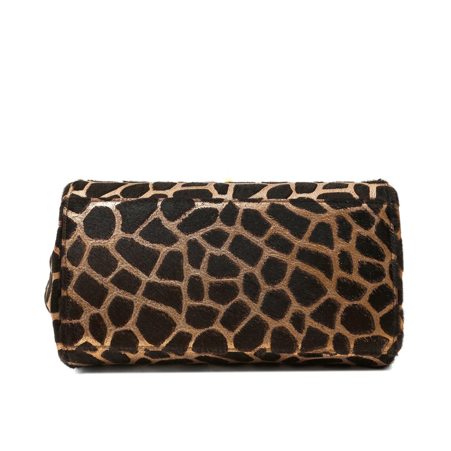 Chanel Black and Gold Giraffe Pattern Limited Edition