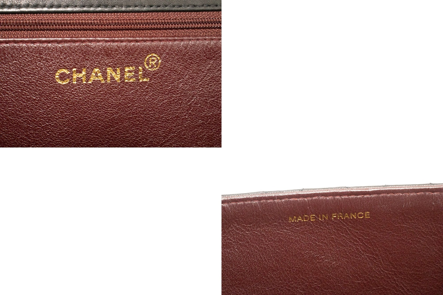 CHANEL Chain Shoulder Bag Clutch Black Quilted Flap Lambskin Purse k05