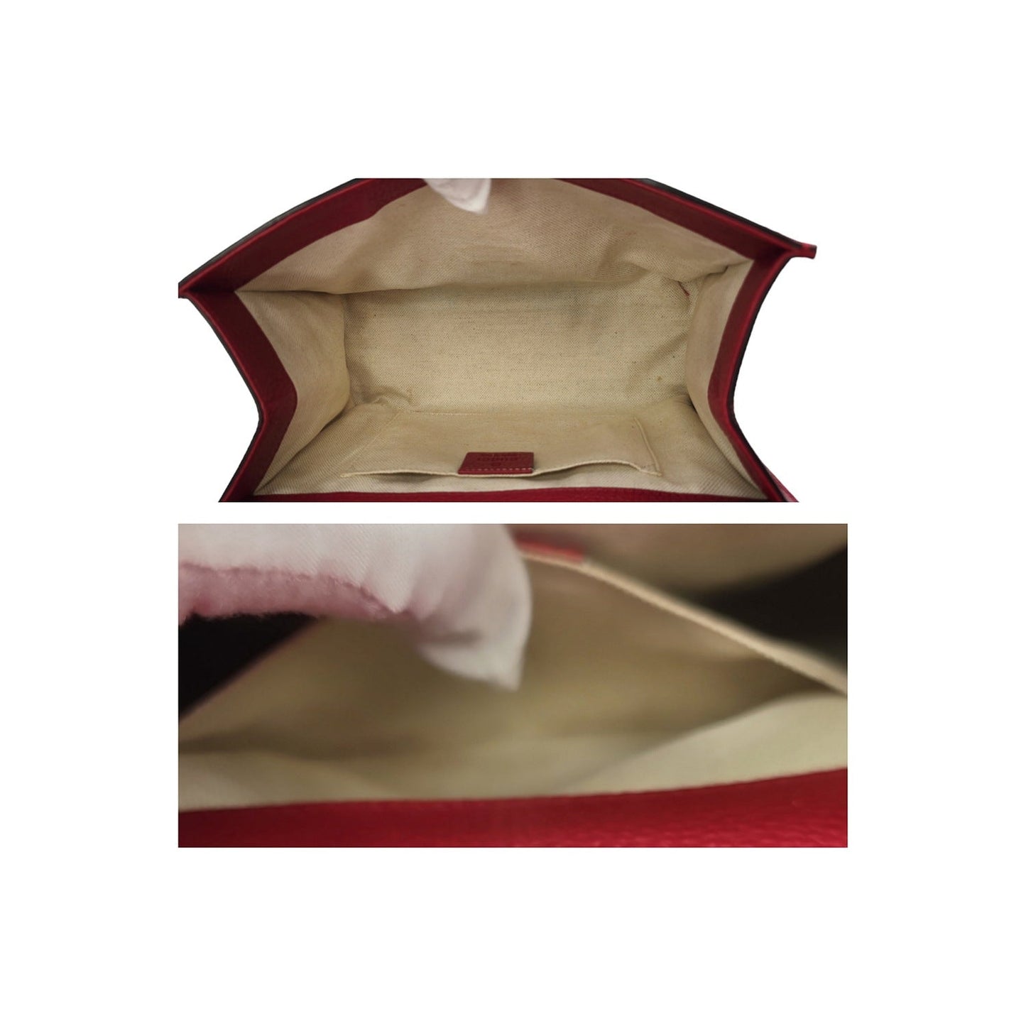 Gucci Calfskin Small GG Marmont Top Handle Bag