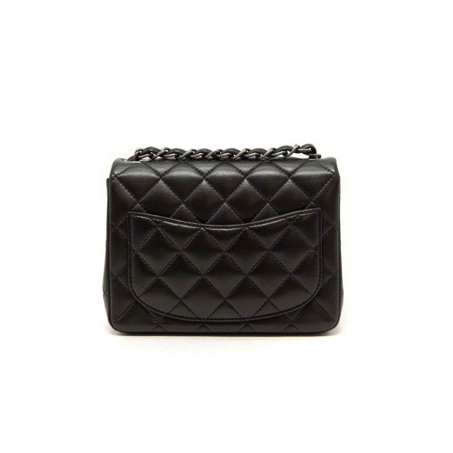 Chanel Quilted Lambskin Square Mini Black