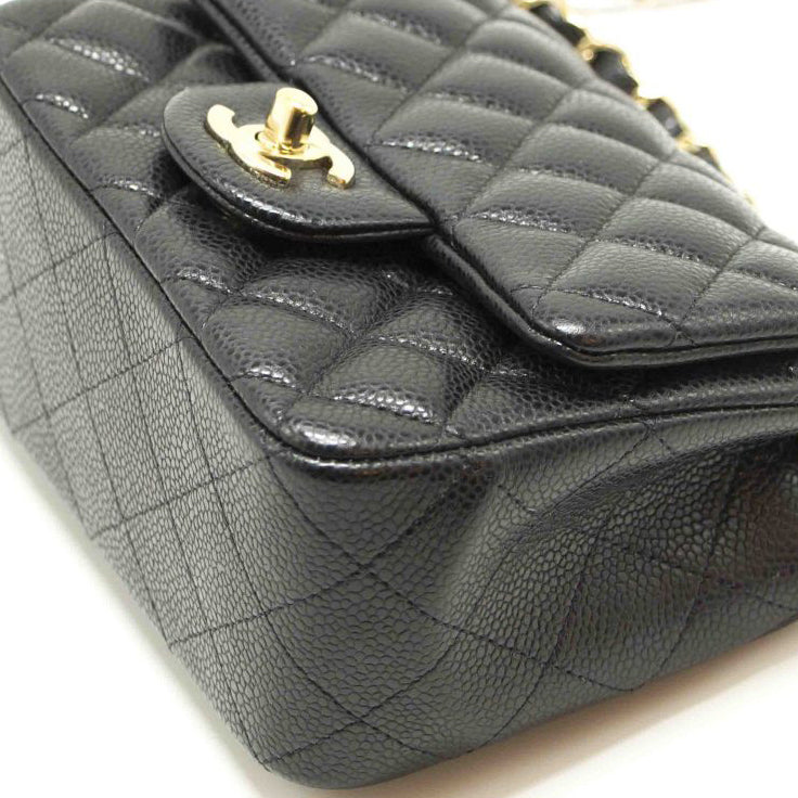 Chanel Quilted Caviar Leather Mini Square Flap Bag