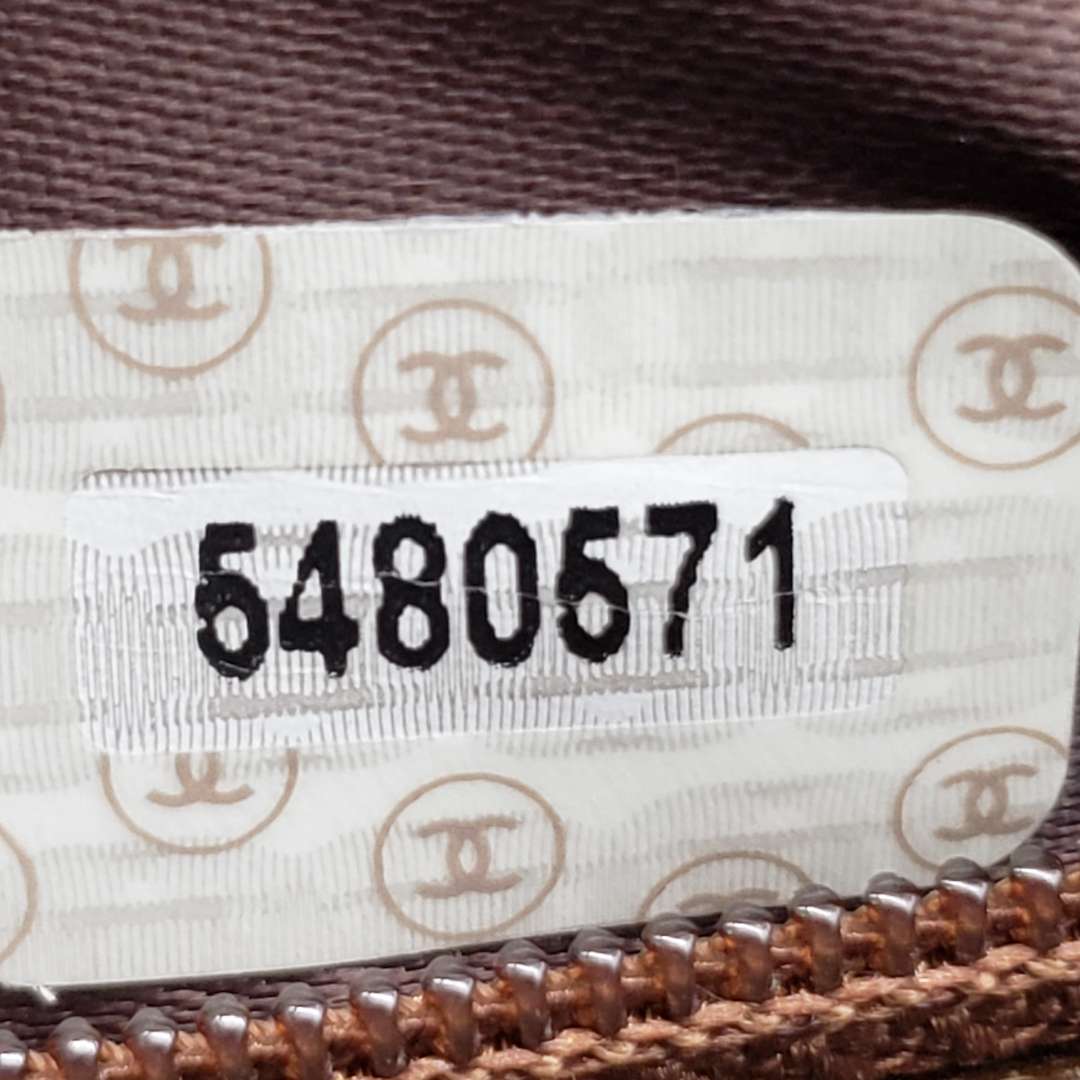 Chanel CC Suede Brown Rare Vintage Hand Bag