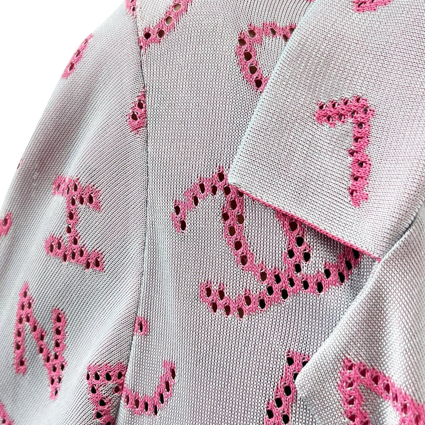 Chanel Pink Logo Kimono