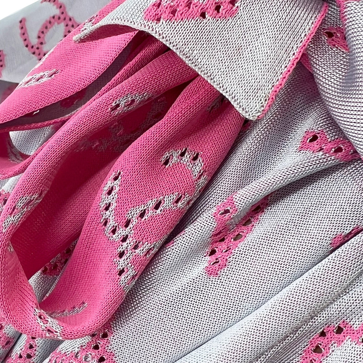 Chanel Pink Logo Kimono