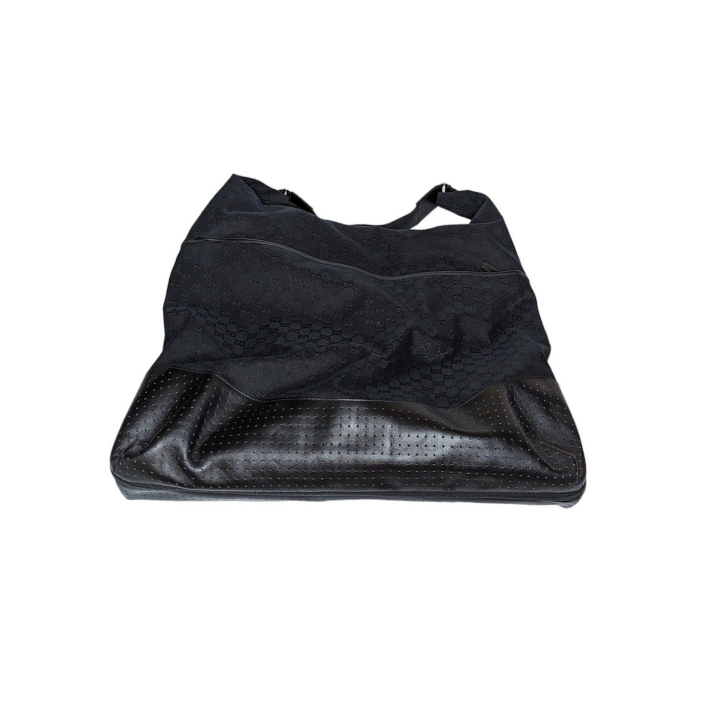 Gucci Black Nylon GG Monogram Garment Hobo