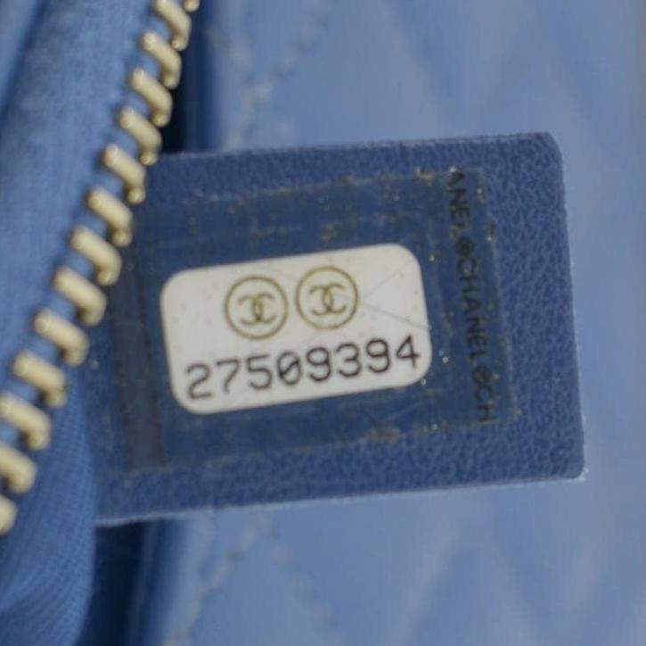 CHANEL Bi Classic Quilted Lambskin Leather Waist Bag Blue