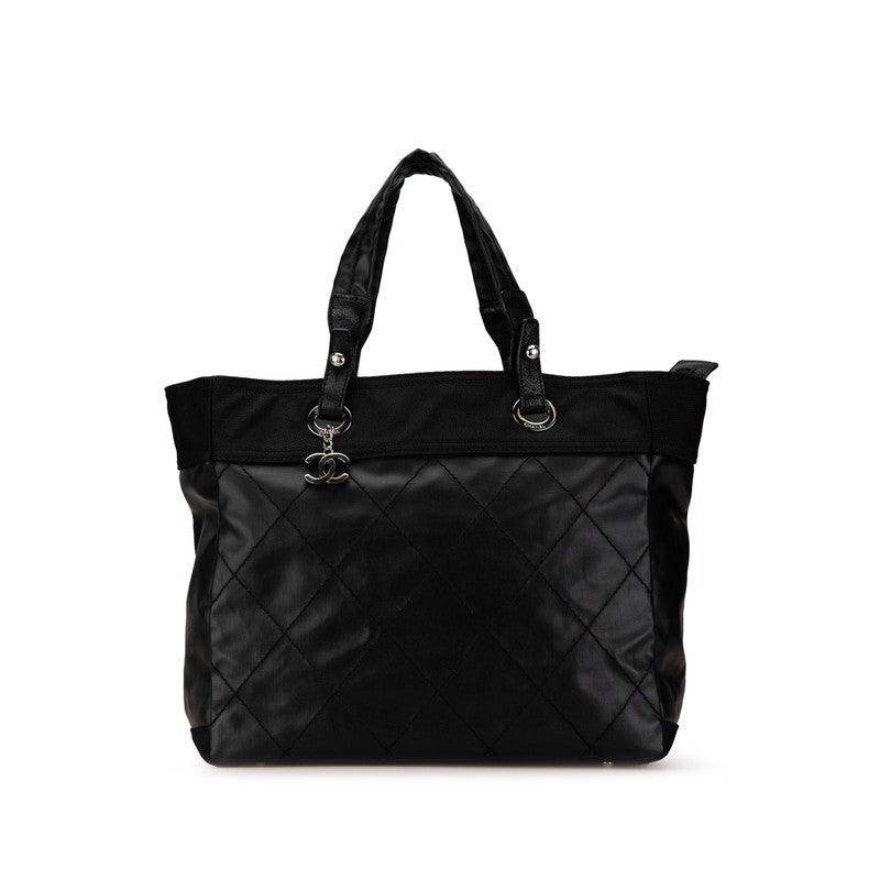 Chanel Coco Mark Paris Biarritz MM Leather Tote Bag