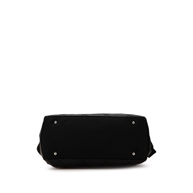 Chanel Coco Mark Paris Biarritz MM Leather Tote Bag