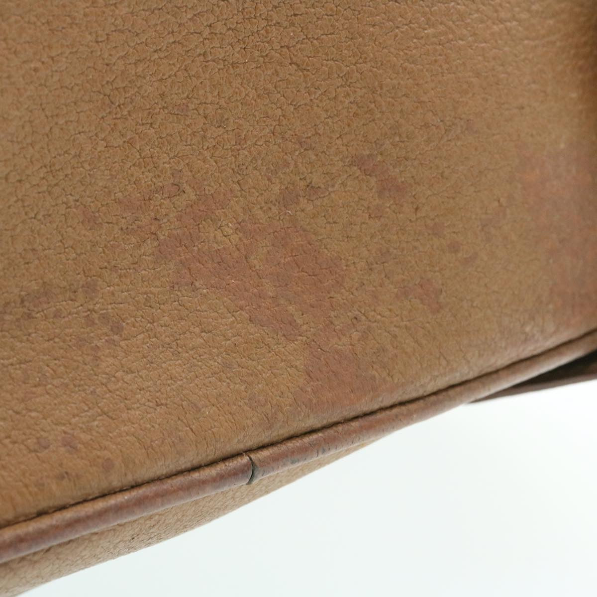 GUCCI Bamboo Backpack Suede Brown ds086