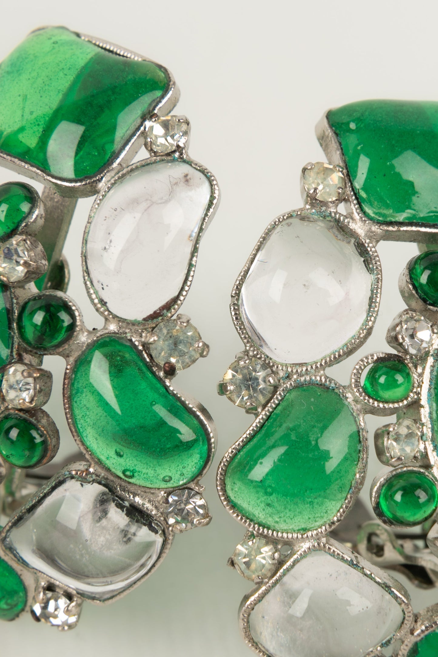 Boucles d'oreilles Gripoix pour Chanel