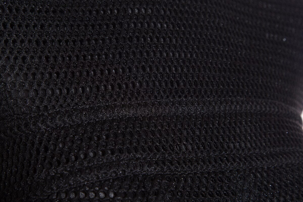 Chanel Black Mesh Perforated Dress SZ 36