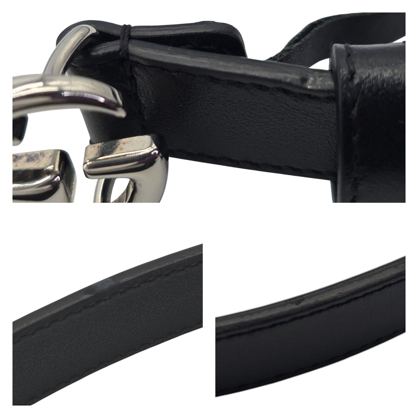 Gucci 20mm Leather Marmont Belt Sz 80/32