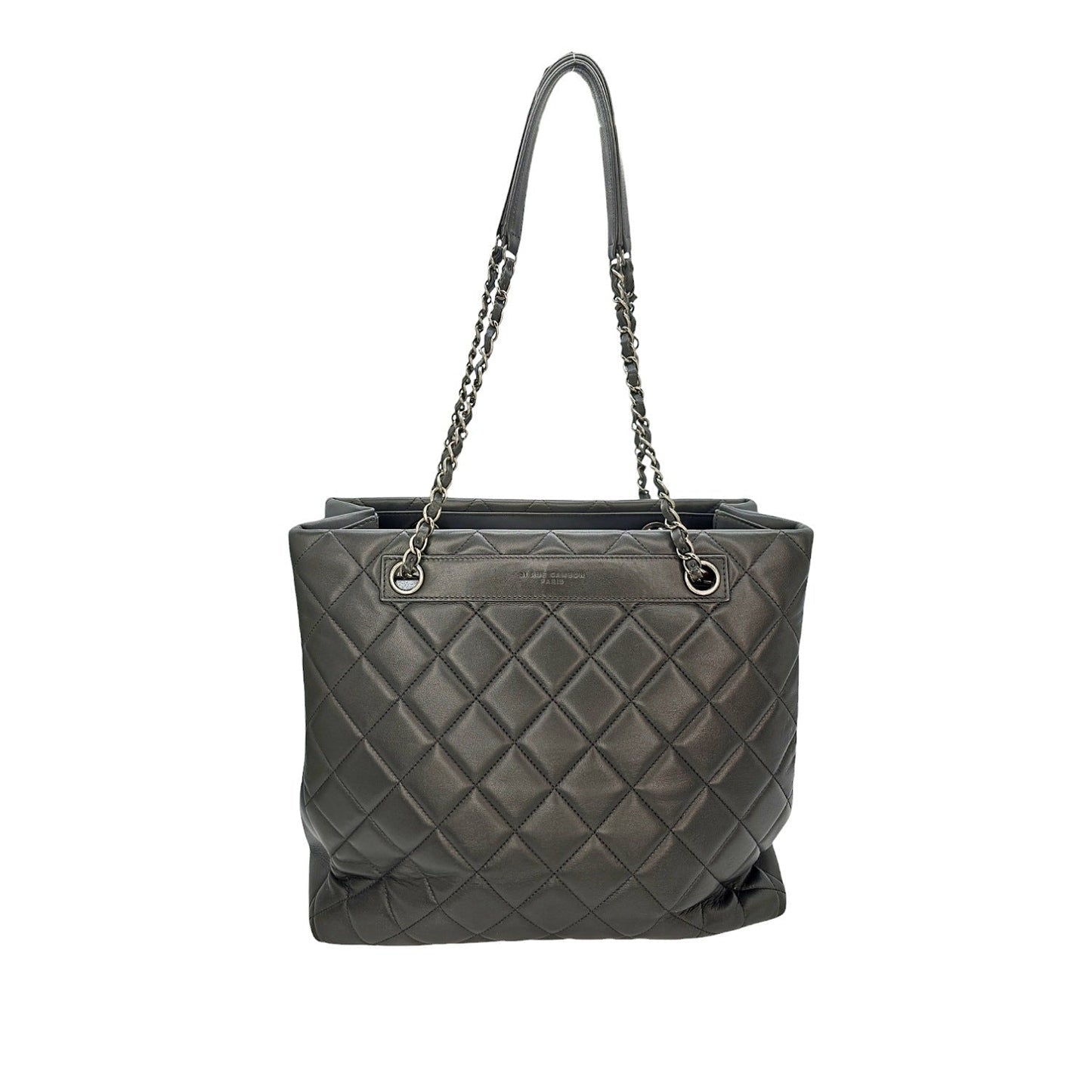 CHANEL Trendy CC Diamond Quilted Shopping Tote