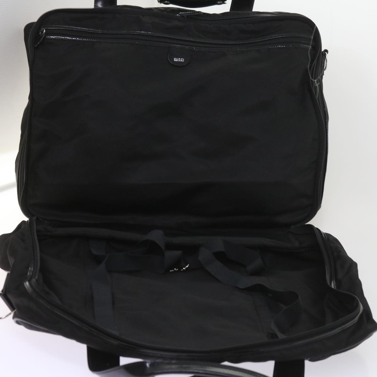 GUCCI Boston Bag Canvas Black 012 3754 0074 ep2080