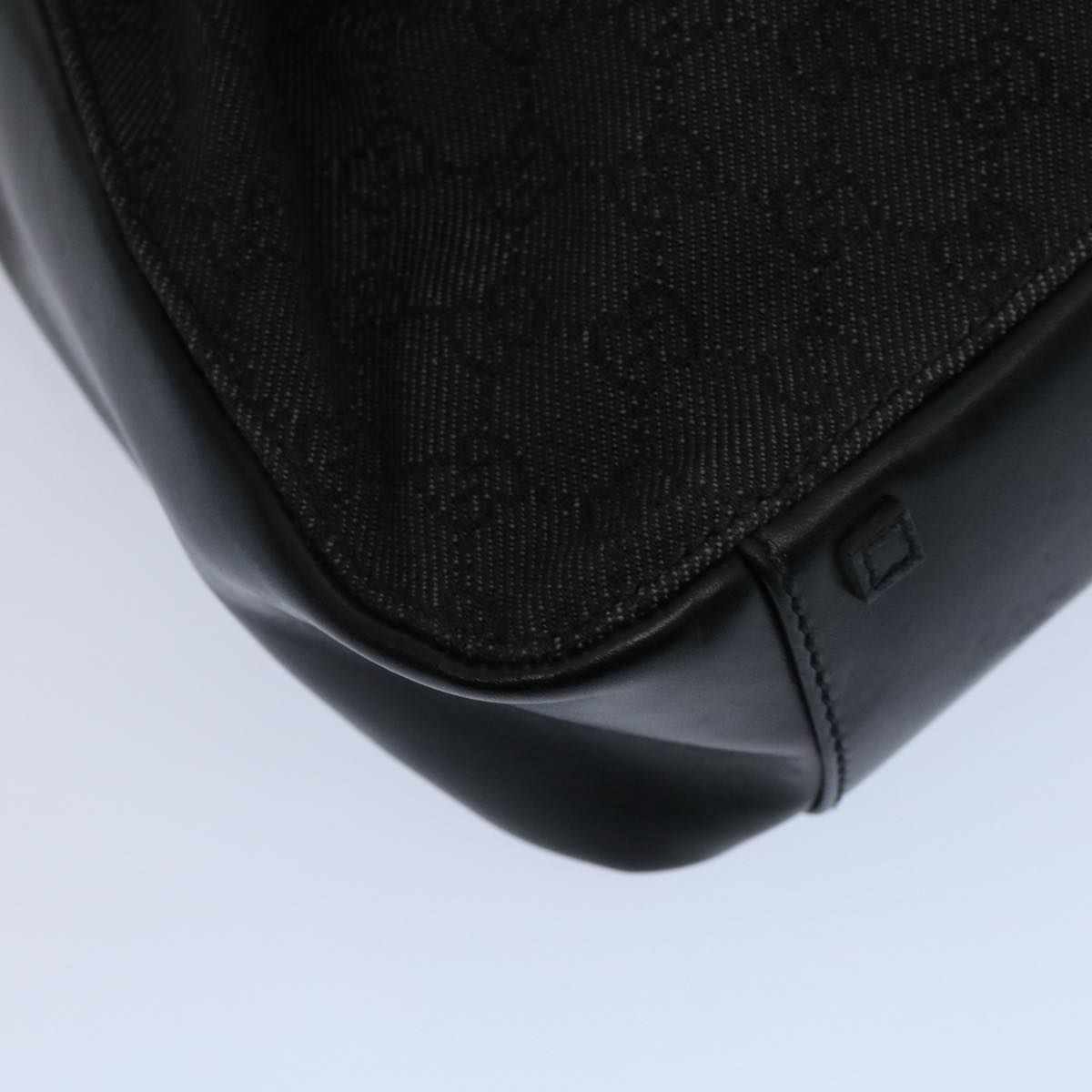 GUCCI GG Canvas Tote Bag Black 101920 ep2273
