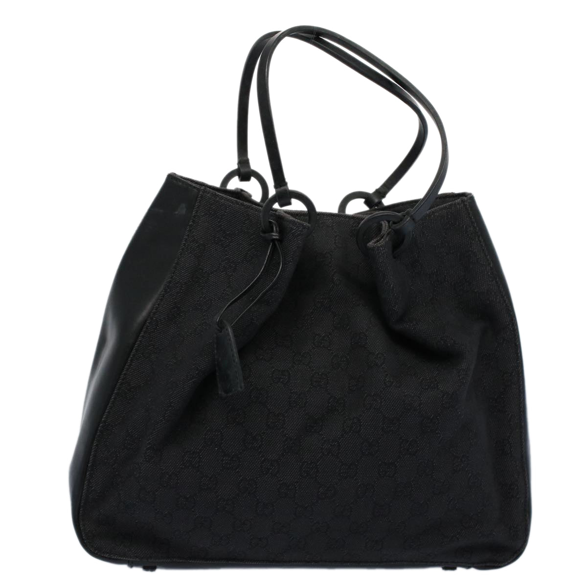 GUCCI GG Canvas Tote Bag Black 101920 ep2273