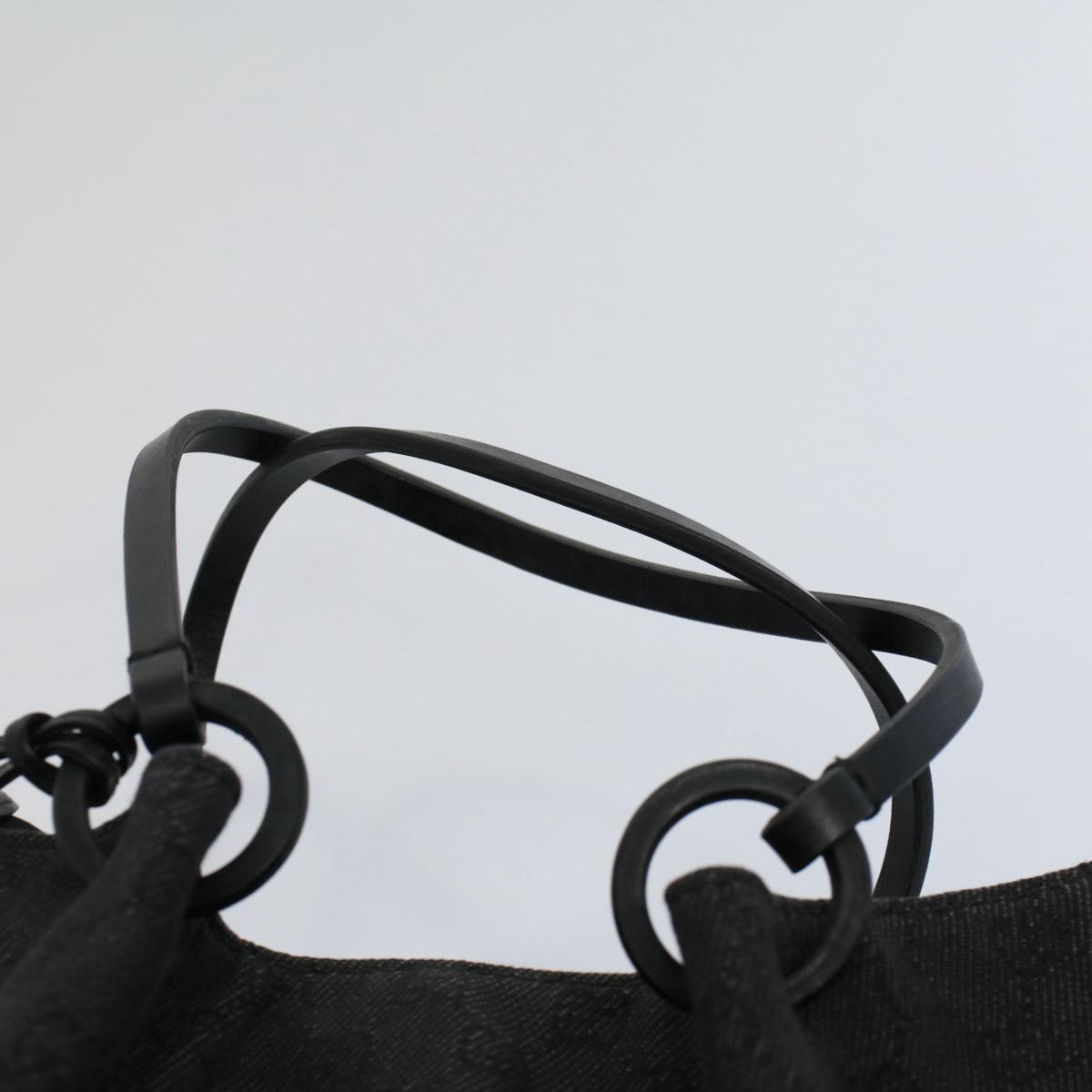 GUCCI GG Canvas Tote Bag Black 101920 ep2273