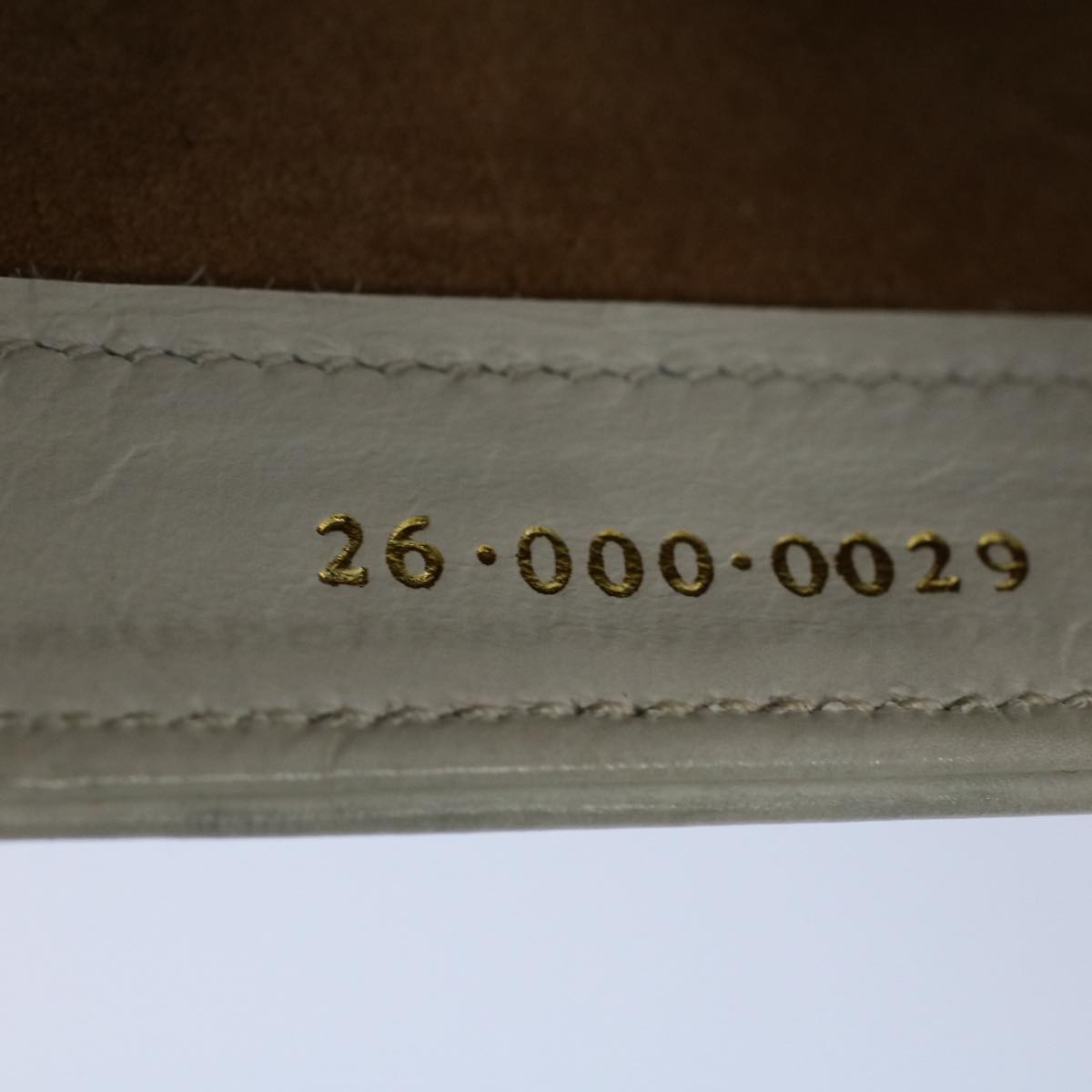 GUCCI Bamboo Hand Bag Leather White 26 000 0029 ep2281