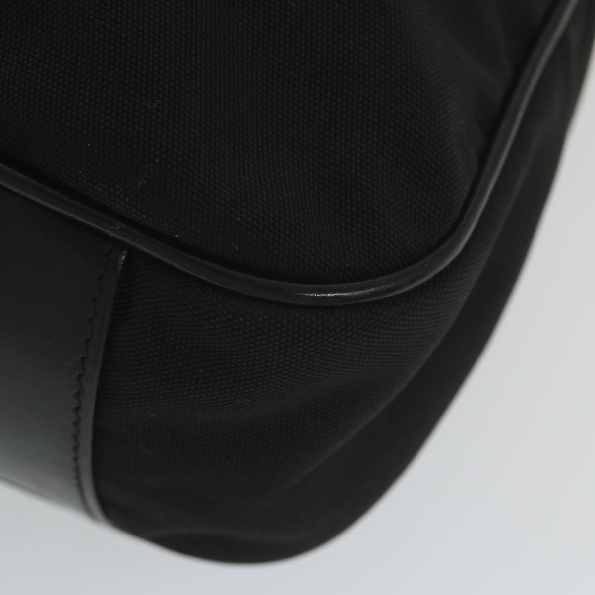 GUCCI Bamboo Shoulder Bag Canvas 2way Black 0011638 ep2478
