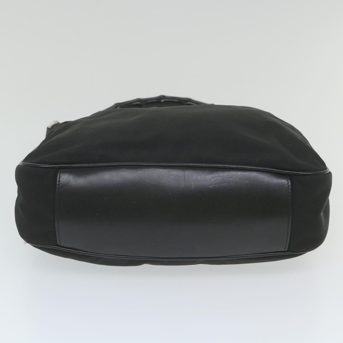 GUCCI Bamboo Shoulder Bag Canvas 2way Black 0011638 ep2478