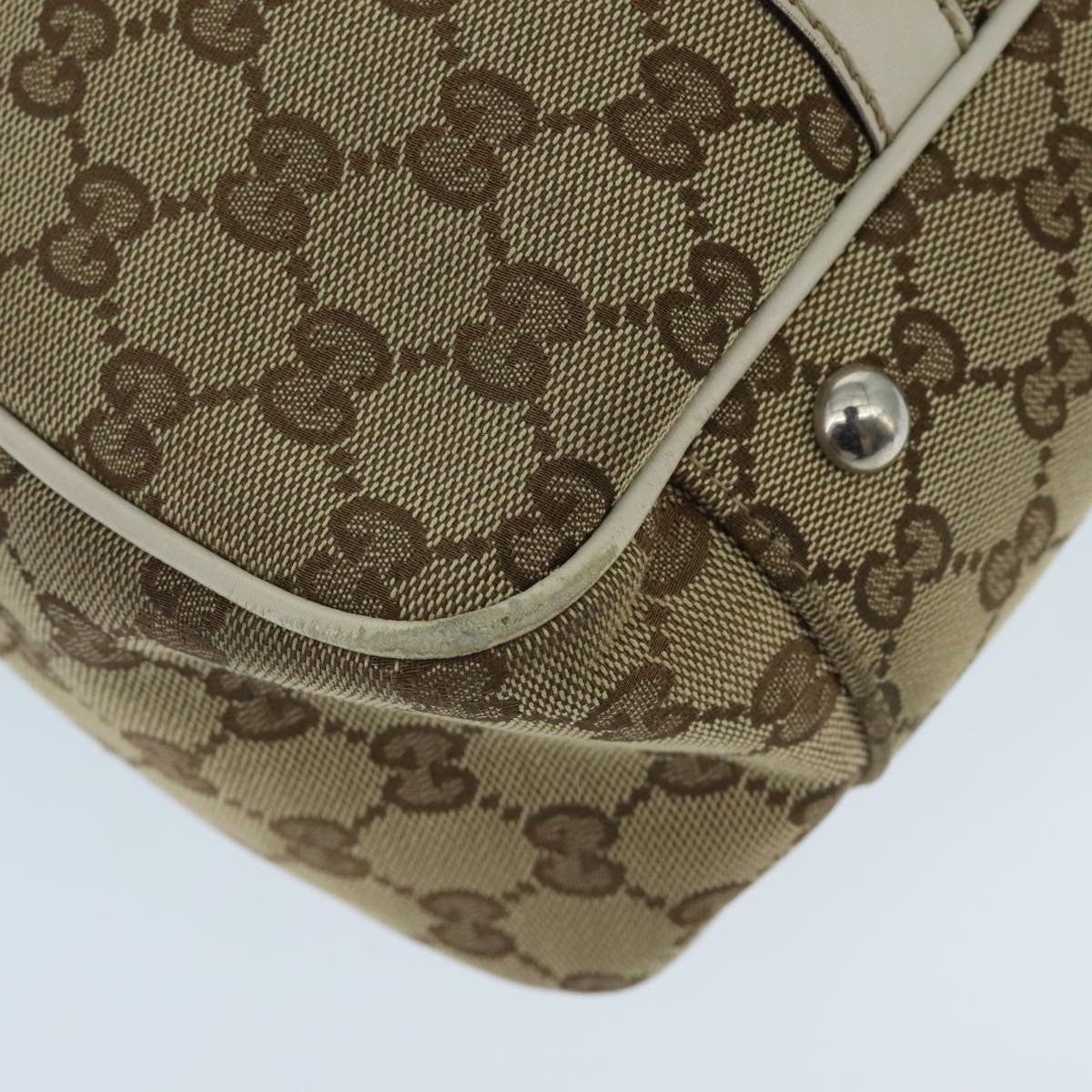 GUCCI GG Canvas GG Twins Tote Bag Beige Gold 232957 ep6314