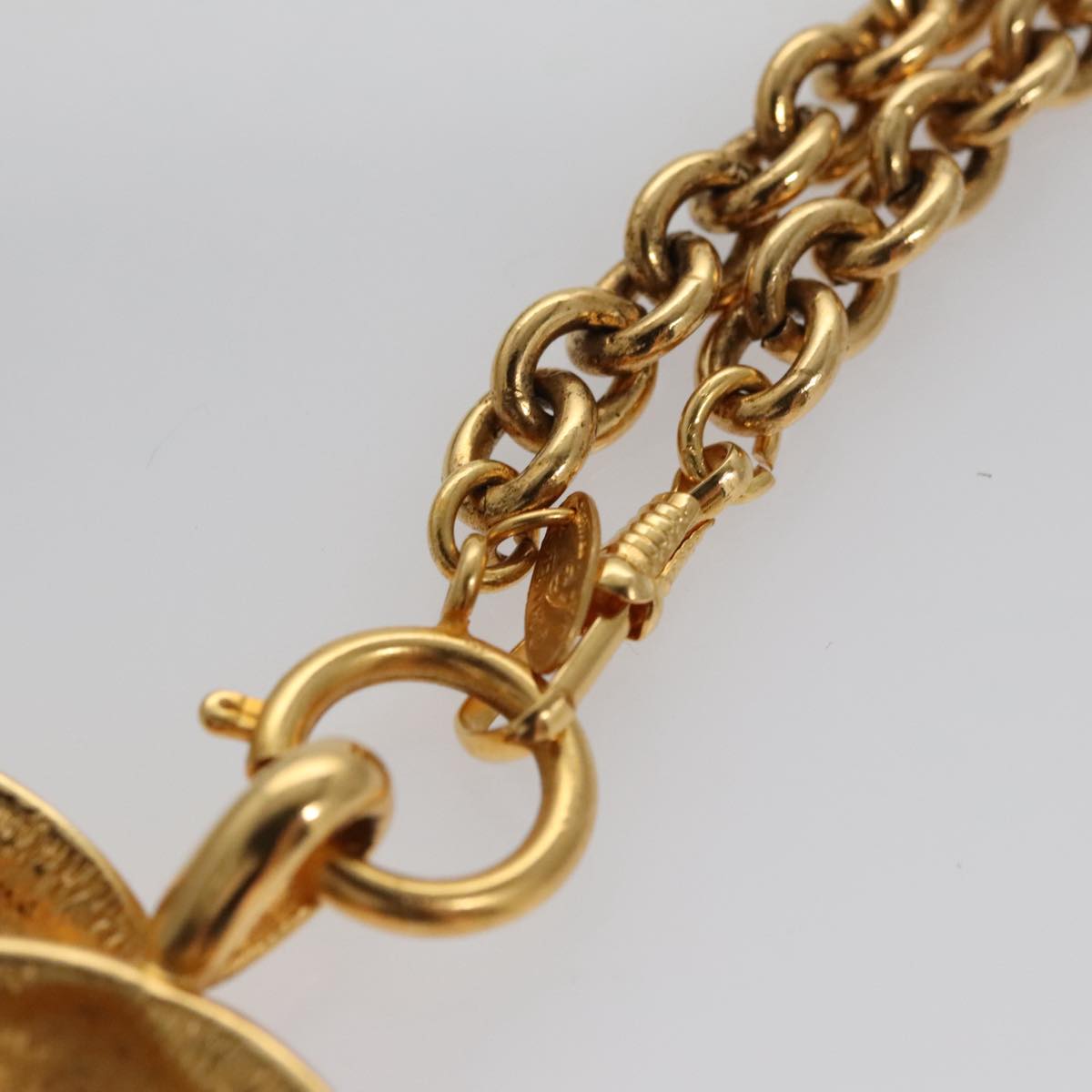 CHANEL Necklace metal Gold CC ep6760