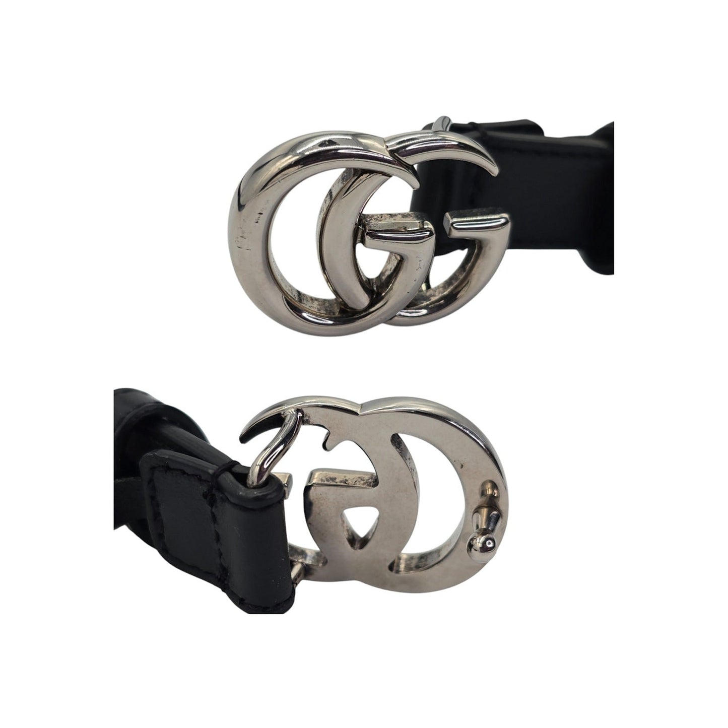 Gucci 20mm Leather Marmont Belt Sz 80/32