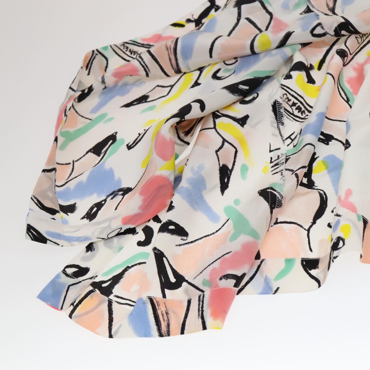 CHANEL One Piece Silk Multicolor CC FF0253