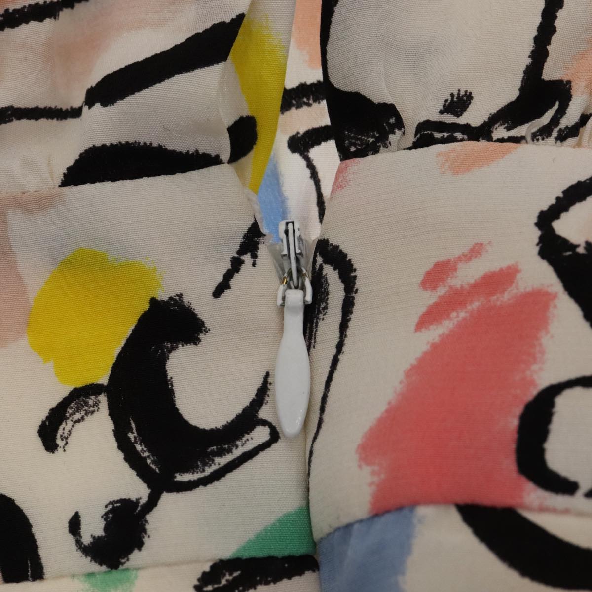 CHANEL One Piece Silk Multicolor CC FF0253