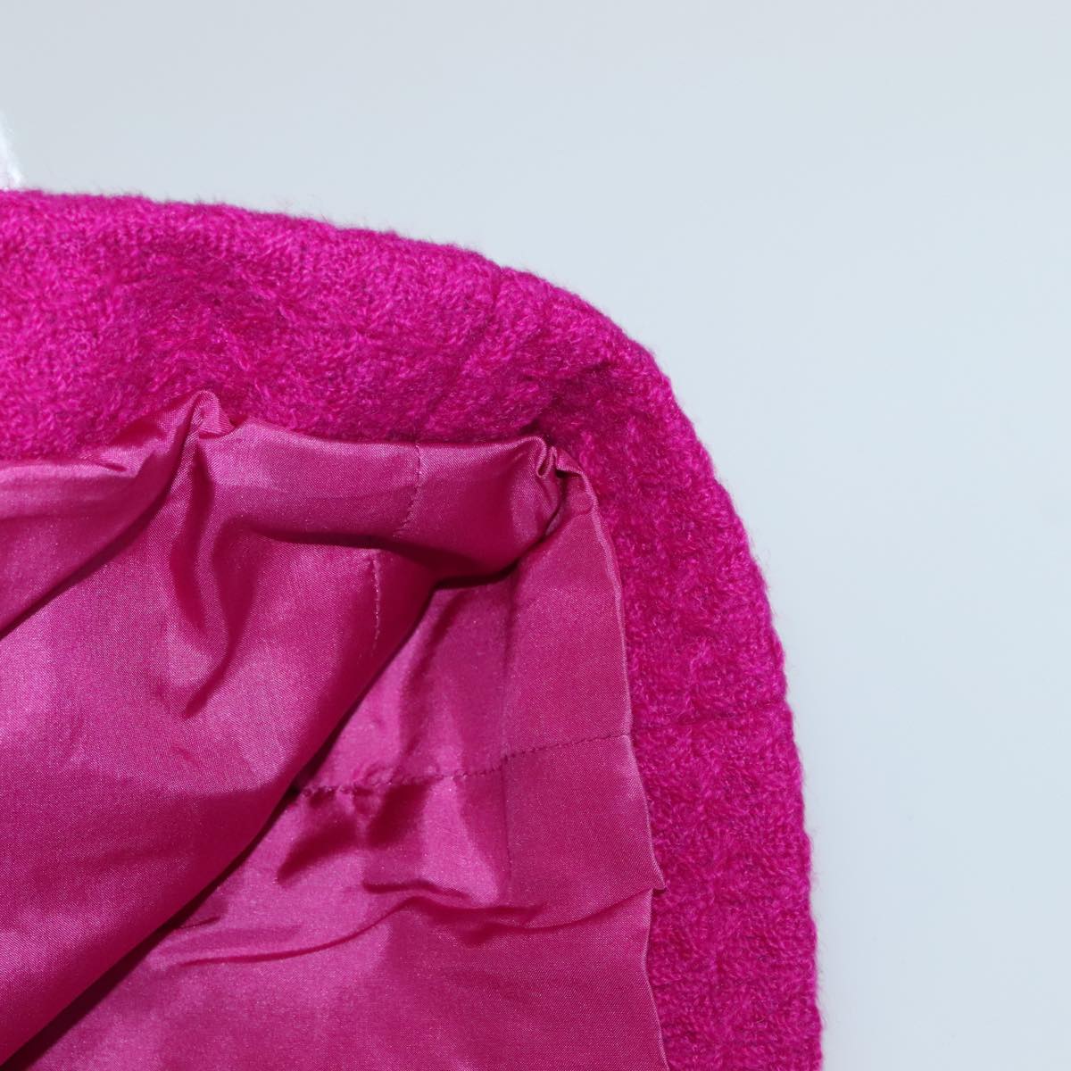 CHANEL Setup Skirt Jacket Wool Purple D-TK-9064 CC FF2565