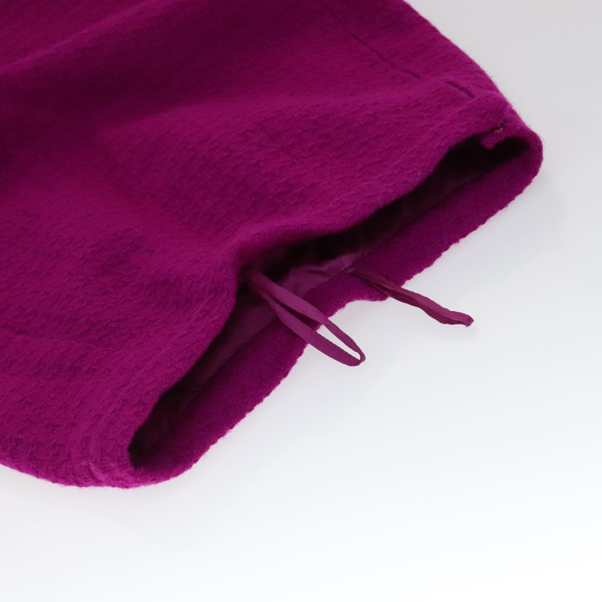 CHANEL Setup Skirt Jacket Wool Purple D-TK-9064 CC FF2565