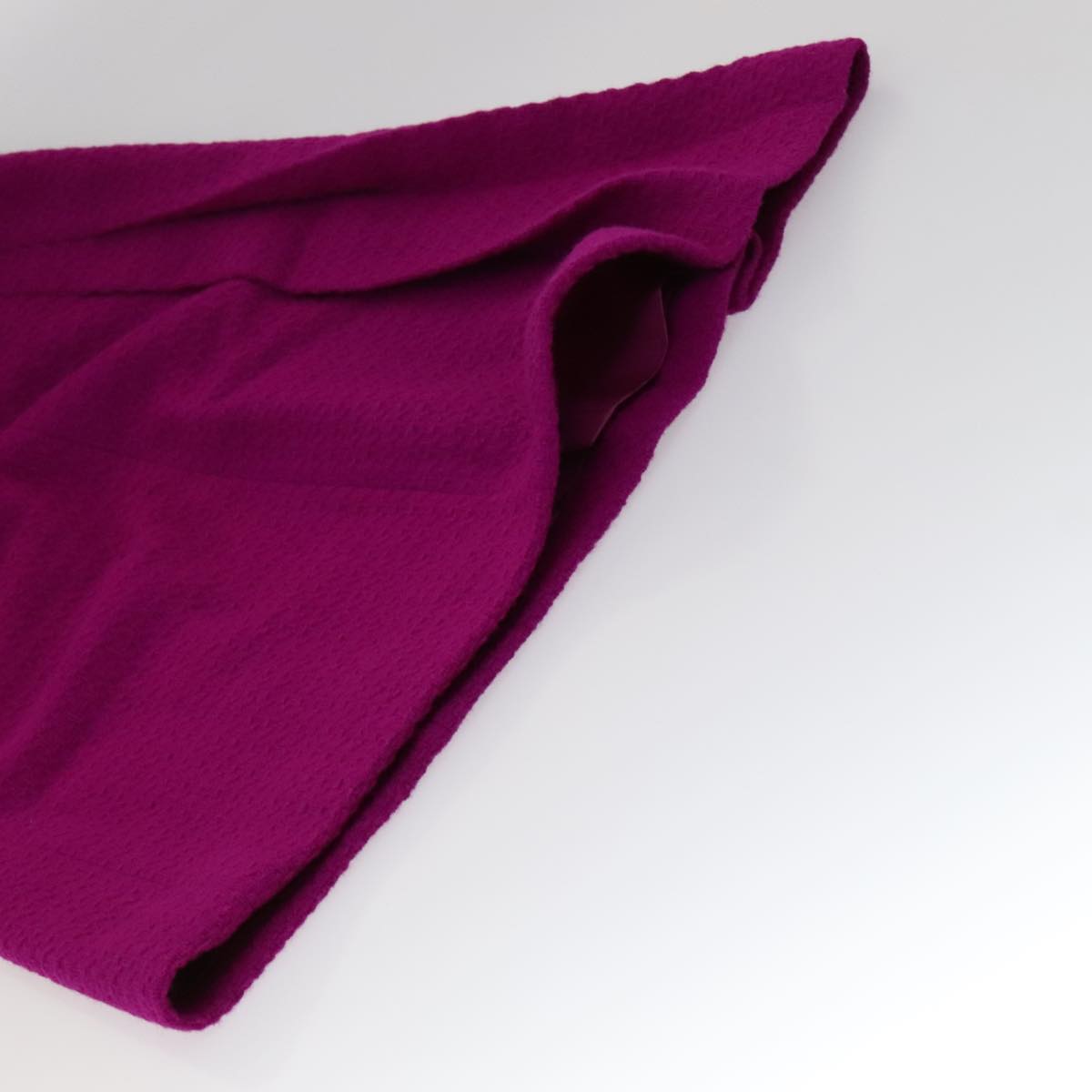 CHANEL Setup Skirt Jacket Wool Purple D-TK-9064 CC FF2565
