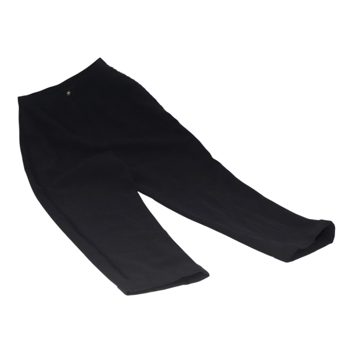 CHANEL Pants Wool Navy C-TK-5914 CC FF2944