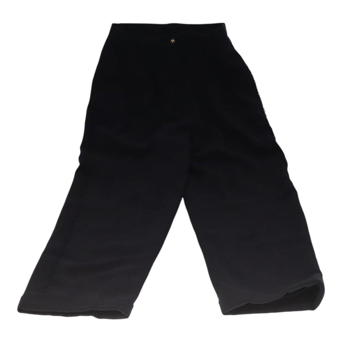 CHANEL Pants Wool Navy C-TK-5914 CC FF2944
