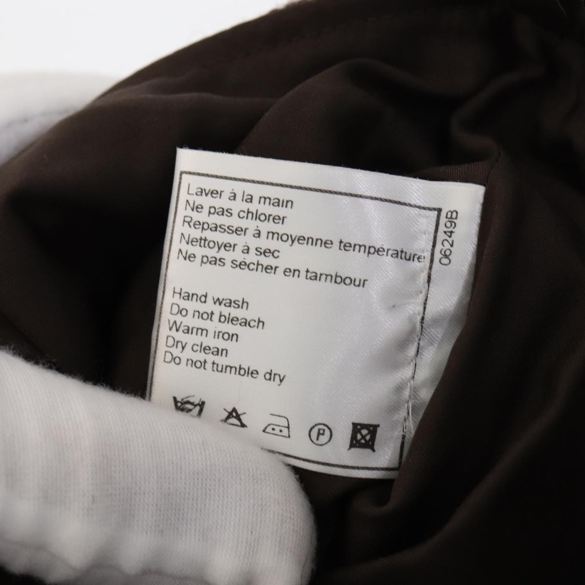 CHANEL Setup Skirt Jacket Wool Brown C-TK-5914 CC FF3295