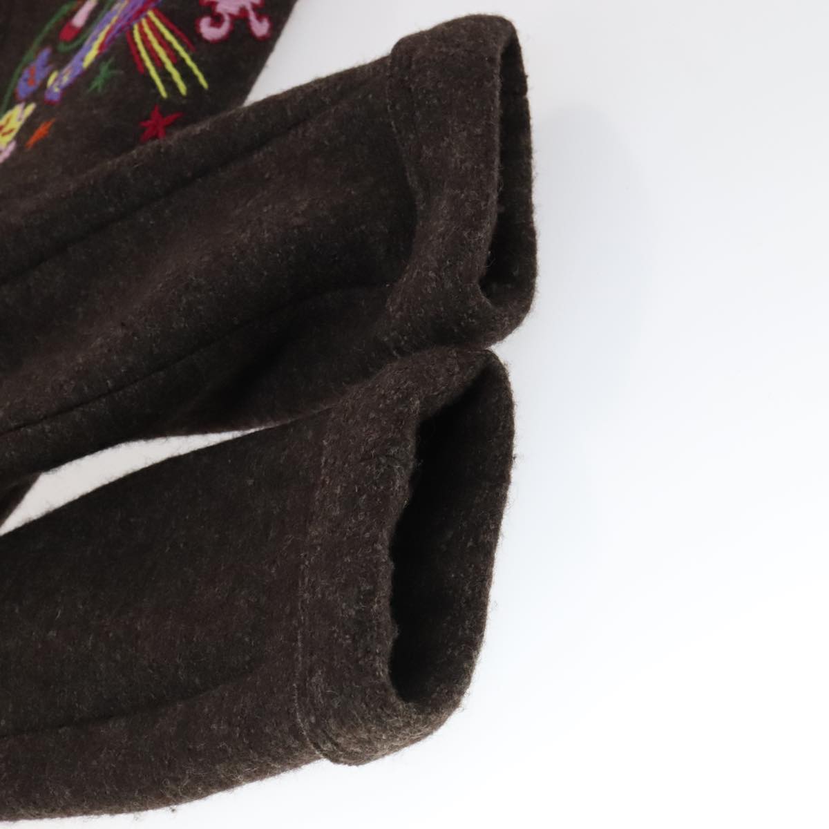 CHANEL Setup Skirt Jacket Wool Brown C-TK-5914 CC FF3295
