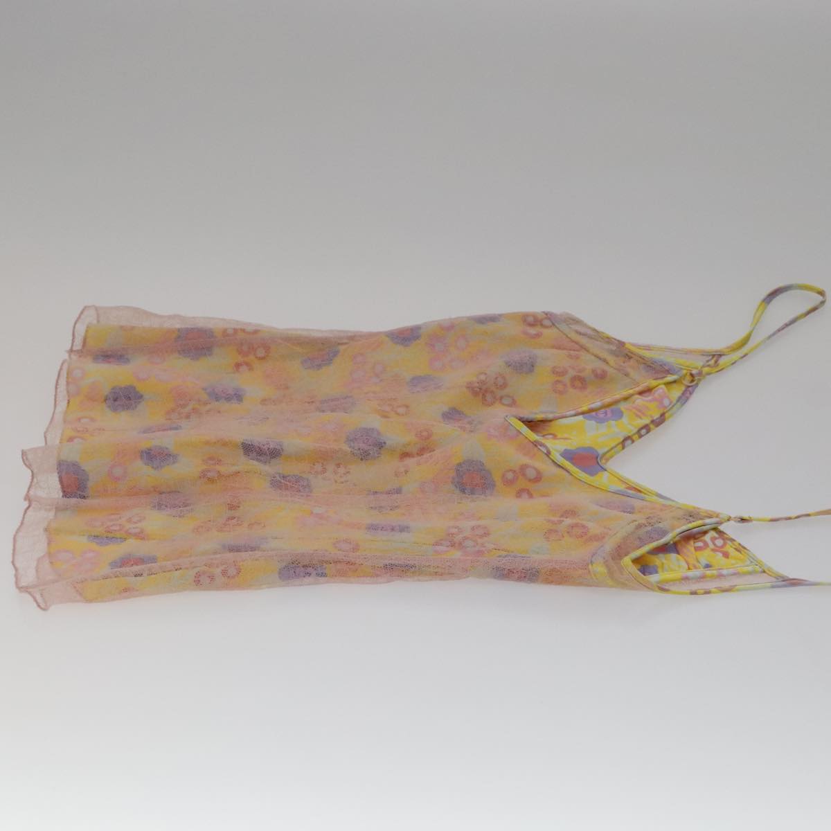 CHANEL Camisole Cotton Yellow CC FF4889