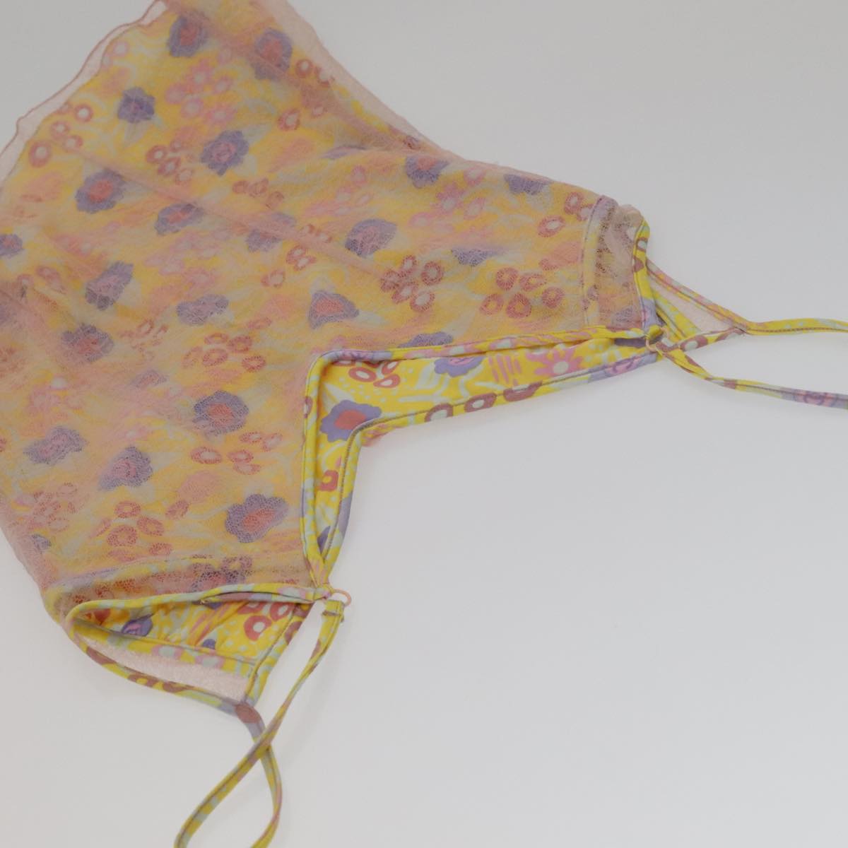 CHANEL Camisole Cotton Yellow CC FF4889