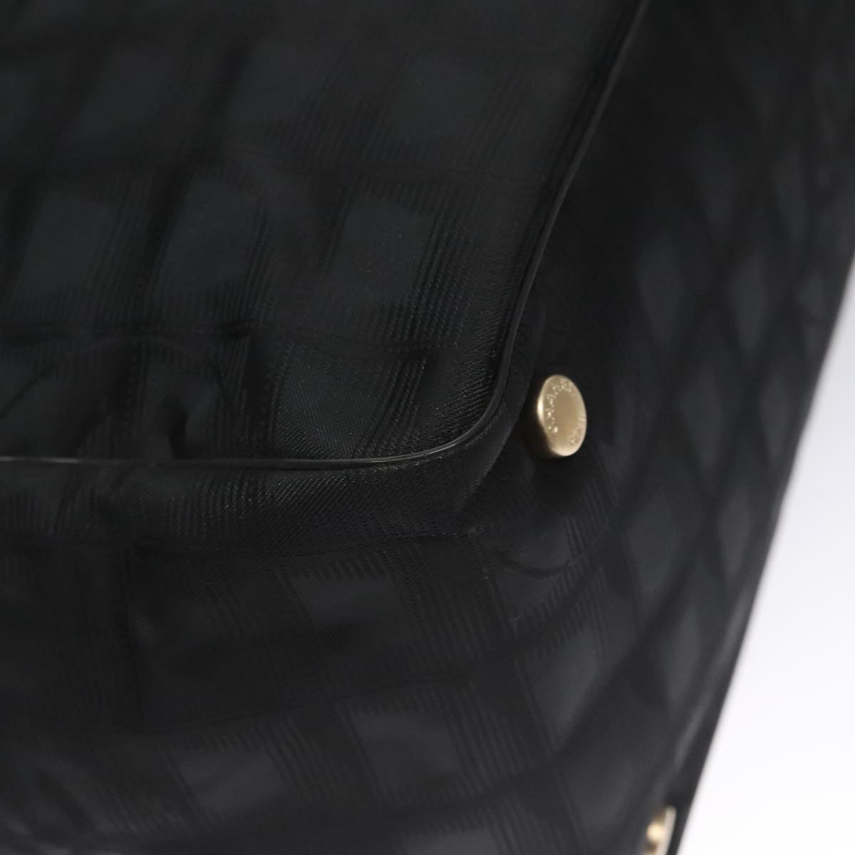 CHANEL New Travel line Tote Bag Nylon Black CC FF5445